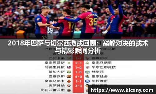 2018年巴萨与切尔西激战回顾：巅峰对决的战术与精彩瞬间分析